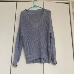 Blue cable knit American eagle sweater